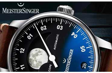 Erleben Sie das Leuchten des Mondes Mestersinger Herrenuhr Stratoscope