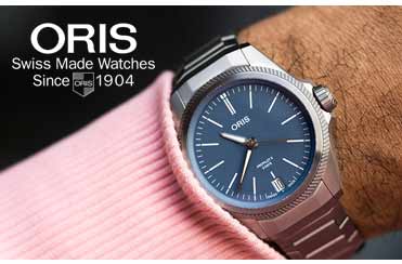 Oris PROPILOT X CALIBRE 400 Herrenuhr Titan PROPILOT X von Oris mit blauem Zifferblatt